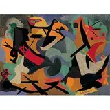 Max Schnitzler, Untitled (Abstraction), 1947, oil on canvas