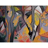 Dorothy Kohlepp, Untitled (Modern Landscape), c. 1935, oil on canvas