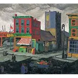 Ethel Spears, Weehawkin Street, New York, c. 1925, oil on canvas