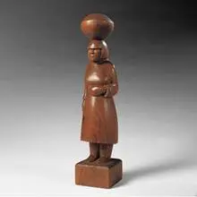 Treva Wheete, Indian Woman, carved wood