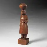 Treva Wheete, Indian Woman, carved wood