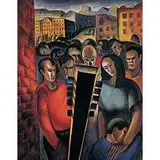 Leon Bibel, Posting of Jobs, 1936, oil on canvas