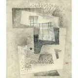 Alexander Corazzo, Group of 4 drawings, one pictured graphite on paper and tissue