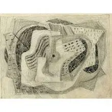 Alexander Corazzo, Group of 8 drawings, one pictured graphite on tissue