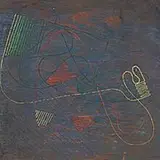 Alexander Corazzo, Untitled (Abstract Figure), c. 1942, gouache on wood