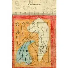 Alexander Corazzo, Group of 4 drawings, one pictured colored pencil on paper and tissue