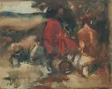 Ra Sir Frank Brangwyn, The Red Cloak