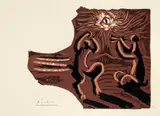 La petite bacchanale by Pablo Picasso, 1957, Farblinolschnitt auf Arches-Velin, sold May 2011