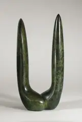 Vegetative Doppelform by Karl Hartung, Um 1939, Bronze mit differenzierter grüner Patina. Höhe 30 cm (11 ¾ in.), sold May 2013