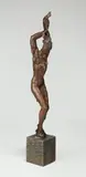 Kleine Daphne by Renée Sintenis, 1918, Bronze mit rotbrauner Patina, auf Steinsockel montiert. Höhe (ohne Sockel): 29, 2 cm (0 ¾ in.), sold May 2013