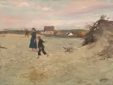 Franz Skarbina, Spielende Kinder am Nordseestrand