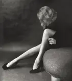 Milton H. Greene, Marlene Dietrich, 1952, Vintage. Silbergelatineabzug mit Gouache