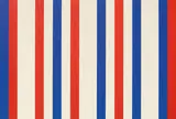 Andreas Brandt, Blau-Rot, 1974, Öl auf Leinwand