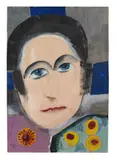 Ida Kerkovius, Portrait einer Bauhausschülerin“ (Selbstbildnis)