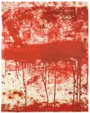 Hermann Nitsch, Ohne Titel, 1987, Öl auf Papier
