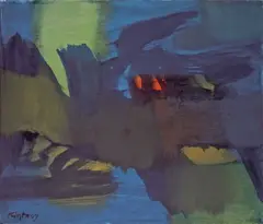 Fritz Winter, Fliegendes, 1964, Öl auf Leinwand