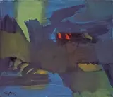Fritz Winter, Fliegendes, 1964, Öl auf Leinwand