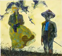 Annette Schröter, Ohne Titel, 1997, Öl auf Leinwand