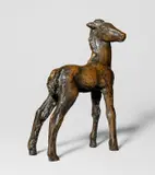 Rechtsblickendes Fohlen by Renée Sintenis, 1917, Bronze mit brauner Patina, sold Dec 2023