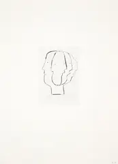 Louise Bourgeois, Anatomy, 1989, Originale Leinenkassette mit 10 Kaltnadelradierungen, einer Radierung und einem Multiple (Objektcollage), jeweils auf Velin