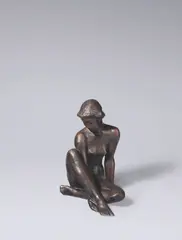 Siesta by Fritz Klimsch, 1924, Bronze mit dunkelbrauner Patina, sold Dec 2023