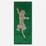 Diane von Fürstenberg, Custom Climbing Leopard carpet from the Collection of Jim Carrey, c. 2014, hand-knotted silk