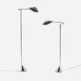 Cedric Hartman, Omaha floor lamps from the Collection of Jim Carrey, pair