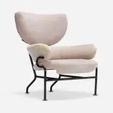 Tre Pezzi lounge chair from the Collection of Jim Carrey by Franco Albini and Franca Helg, c. 1957, upholstery, enameled steel, sold Jul 2024