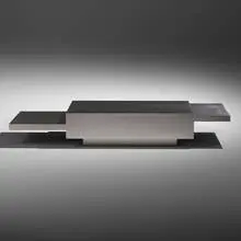 Gabriella Crespi, Tavolo 2000 (from the Plurimi series), 1970, brushed stainless steel