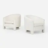Milo Baughman, Chairs, pair