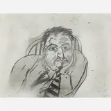 Antonio Seguí, Two Sided Portrait (Personage 1)