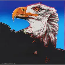 Andy Warhol, Bald Eagle from Endangered Species Portfolio