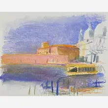 Untitled by Wolf Kahn, Germany/USA, sold May 2018