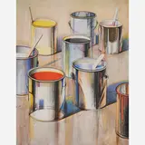 Wayne Thiebaud, Paint Cans