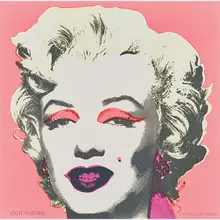 Two Marilyn Invitations (Castelli Gallery) by Andy Warhol, sold May 2018