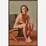 Ron Schwerin, Nude on Chair D.W.