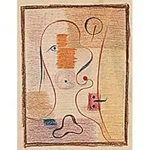 Untitled (Abstract Head) by Alexander Corazzo, c. 1942, crayon on paper, sold May 2001