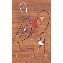 Untitled (Abstraction) by Alexander Corazzo, c. 1938, gouache on paper, sold May 2001