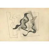 Alexander Corazzo, Group of 8 drawings, one pictured graphite on paper and tissue