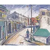 Alexander Raymond Katz, Small Town in Arkansas, 1941, watercolor on paper