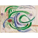Hilla Rebay, Untitled (Swirling Forms)