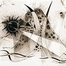 Raymond, Untitled (Abstraction), nk on paper