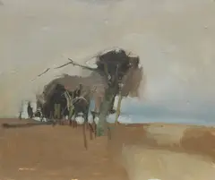 James F T Morrison Rsa Rsw Lld, Landscape with tree