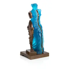 Arman, 'L'Ame de Venus' A contemporary moulded glass and bronze sculpture of Venus, Daum France, bronze