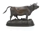 Isodore Bonheur, Bronze model of a cow, Bronze