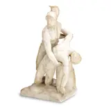 Pietro Tacca, late 19th century alabaster figure group, alabaster