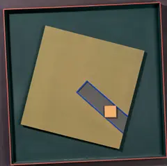 Andrzej Nowacki, Ohne Titel, 1996, Relief: Acryl auf Holz