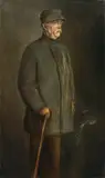 Bismarck als Jäger by Franz von Lenbach, Öl auf Leinwand, sold Nov 2009