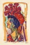 Otto Dix, Contessa, 1962, Farblithographie auf Van-Gelder-Bütten