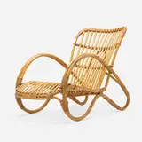 Dirk van Sliedregt, Lounge chair, rattan